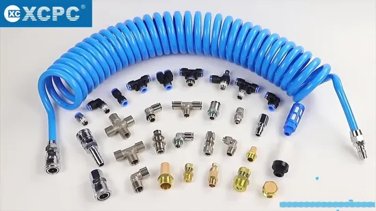 Black Blue PC PE Air Hose Connector Pipe Joint Push-in Plastic Stainless Steel Quick Coupler Rapid Metal Pneumatic Tube Fittings