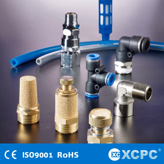 Black Blue PC PE Air Hose Connector Pipe Joint Push-in Plastic Stainless Steel Quick Coupler Rapid Metal Pneumatic Tube Fittings